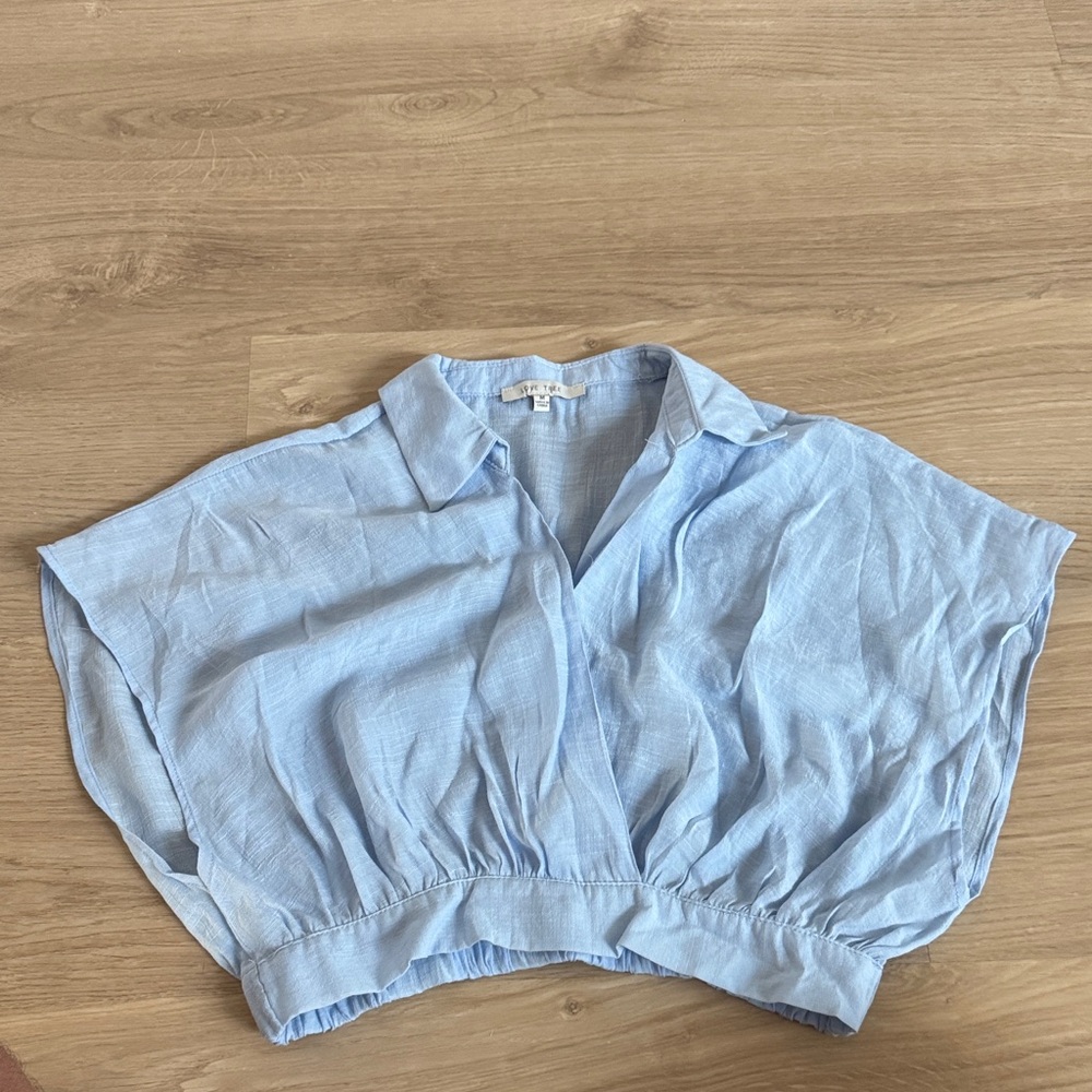 Love Tree Light Blue Women's Top